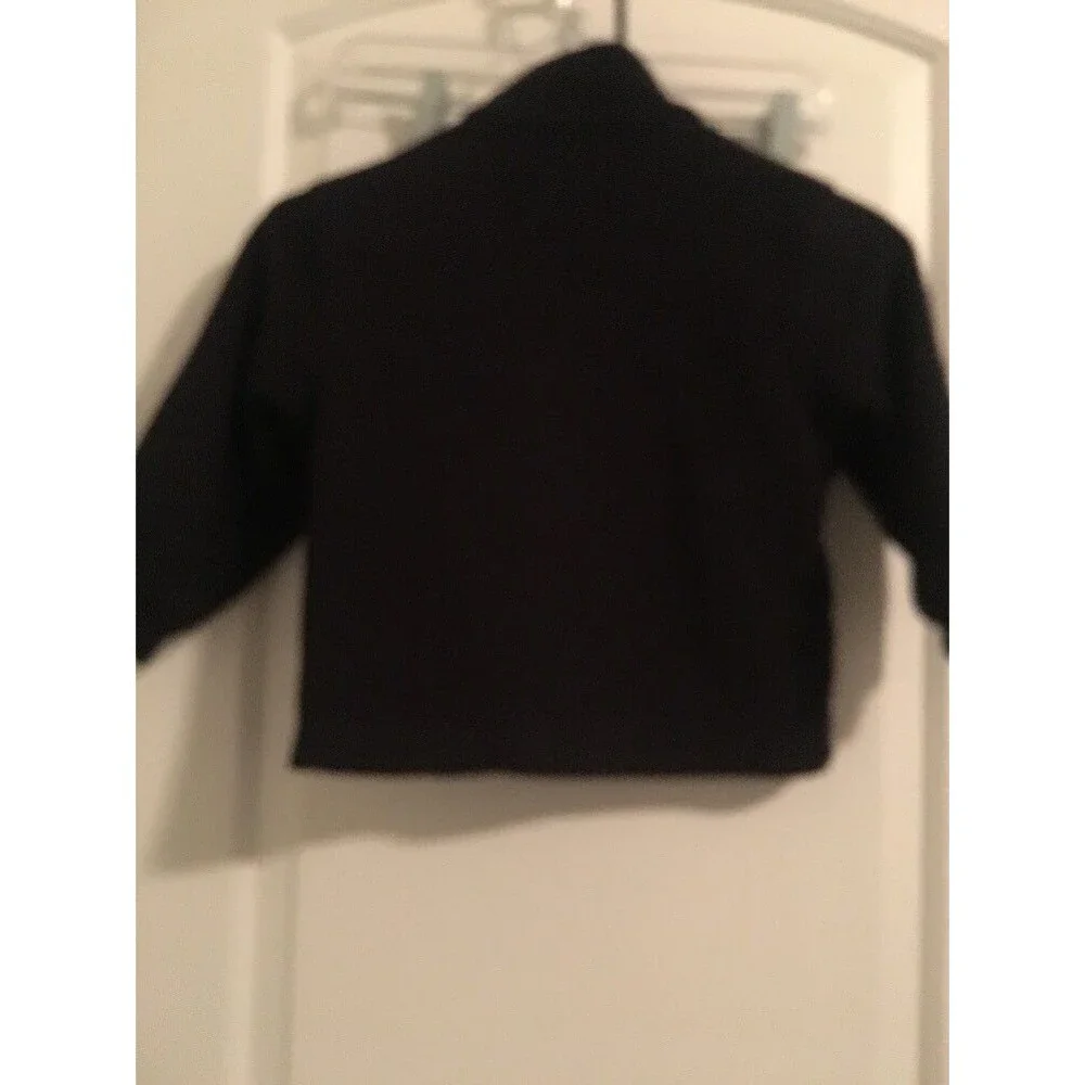 Columbia Kids Unisex Full Zip Fleece Jacket Coat Size 4/5 Black